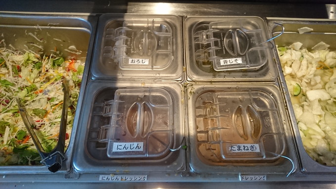 石臼十割そば 森久_漬物サラダ3