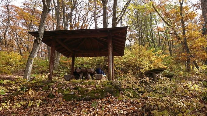 蔵王の鴫の谷地沼の紅葉_昼食