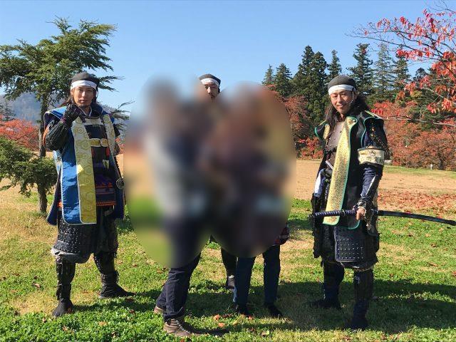 上杉神社-武将と撮影