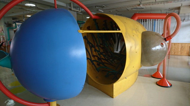 やまぎんこども館2階のわいわいトンネル2