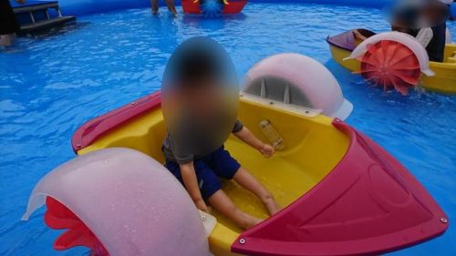 トヨペットのサンサンフェスティバルのミニボート2