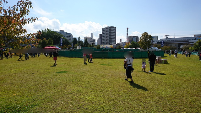 やまがた馬まつりの広場の様子