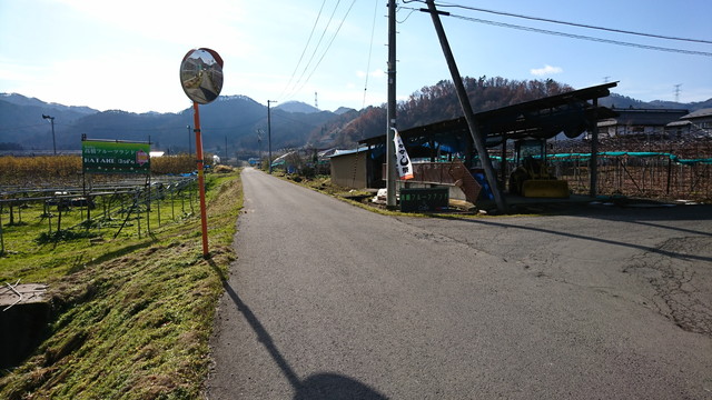 ハタケカフェ(HATAKE CAFE)へと続く道