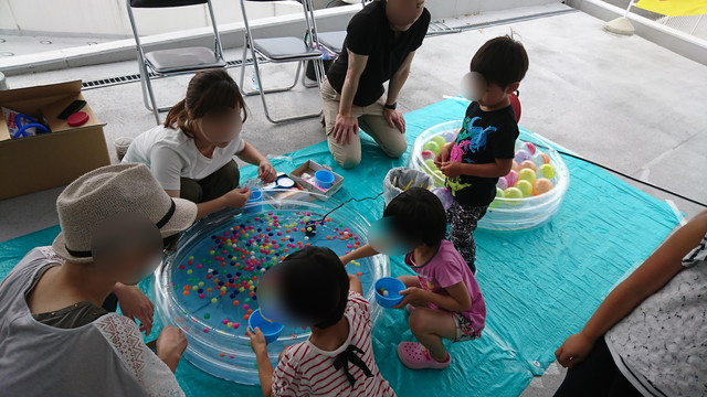 トヨペットのサンサンフェスティバルのスーパーボールすくい