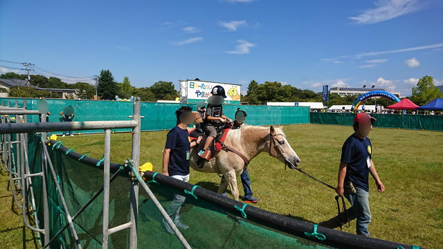 やまがた馬まつりの乗馬体験の様子2