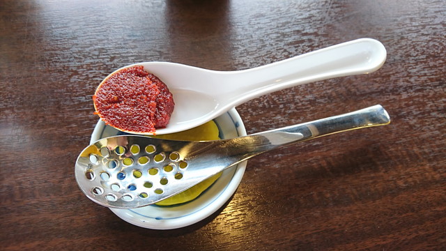 金ちゃんラーメン高堂店の辛みそ