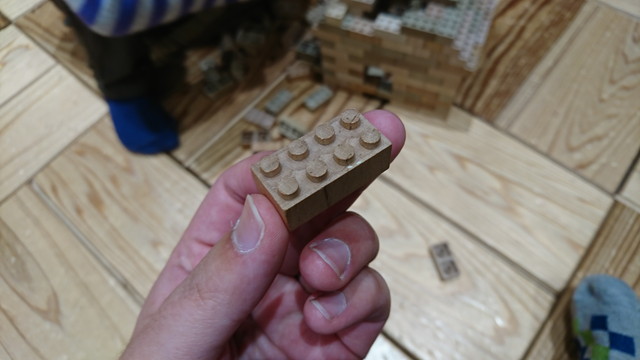 シェルターなんようホール（南陽市文化会館）の木育ひろばのモクロック1