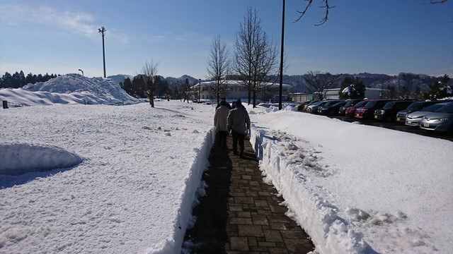 やまがた雪フェスティバル会場までの道のり
