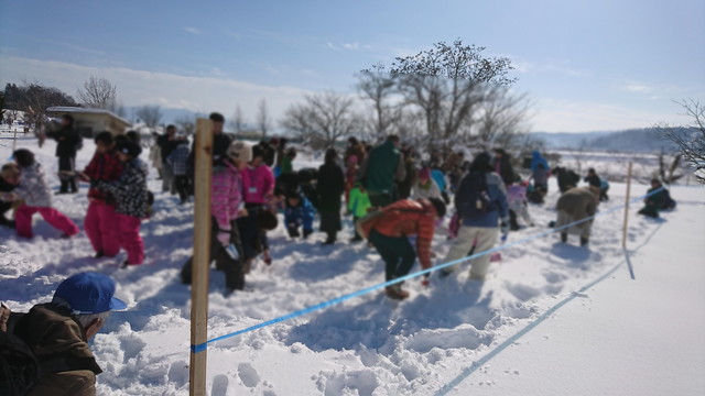 やまがた雪フェスティバルスノーランドのトレジャーハンティング2