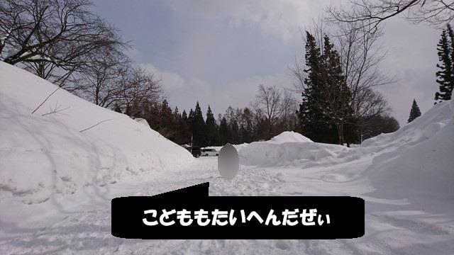 少年自然の家でチューブすべり-帰り道の様子3[1]