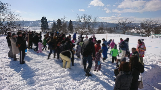 やまがた雪フェスティバルスノーランドのトレジャーハンティング1