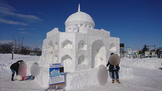 やまがた雪フェスティバルの雪像2