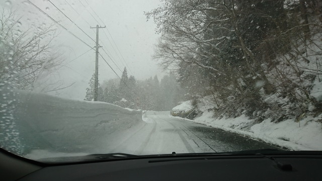 少年自然の家でチューブすべり-自然の家までの道のり2