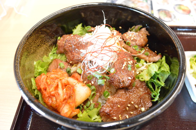 道の駅米沢-フードコード-カルビ丼2