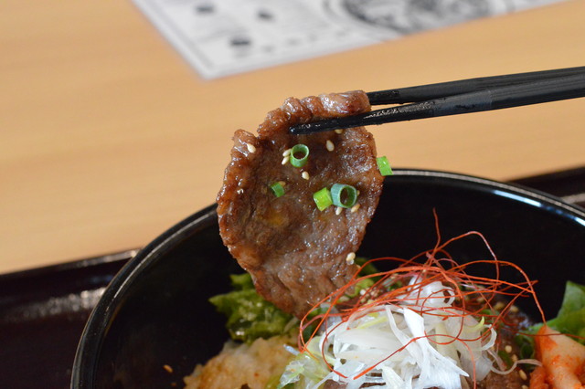 道の駅米沢-フードコード-カルビ丼3