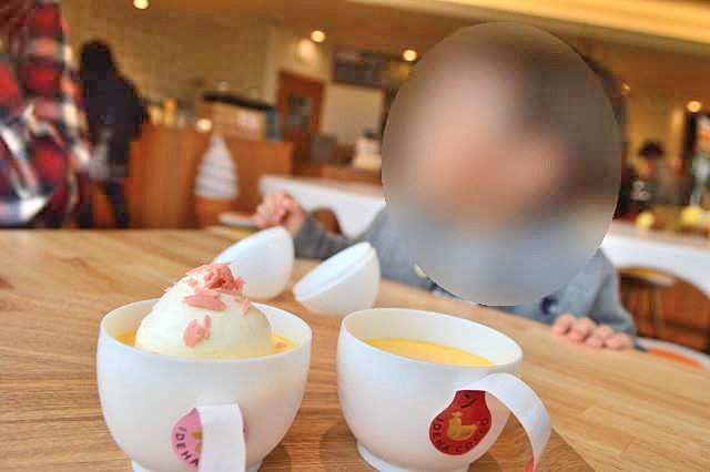 たまごの国いではこっこ-カフェエリアでスイーツ4