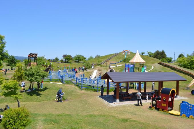 最上川ふるさと総合公園-わんぱく広場全景2