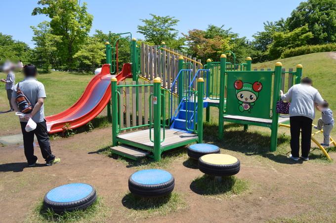 最上川ふるさと総合公園-幼児用すべり台2