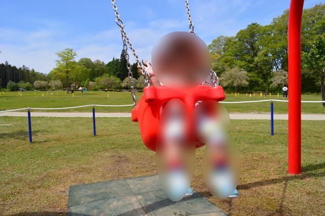 西蔵王公園-芝生広場-ユニバーサルブランコ33