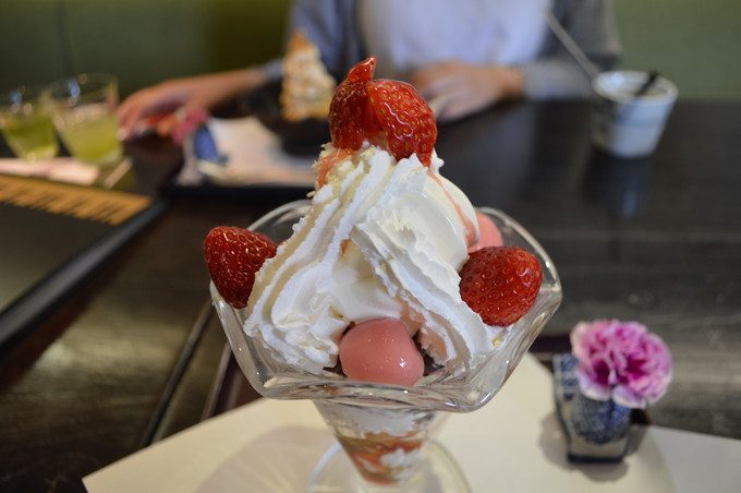 茶蔵茶房-カフェ-季節限定苺のバフェ