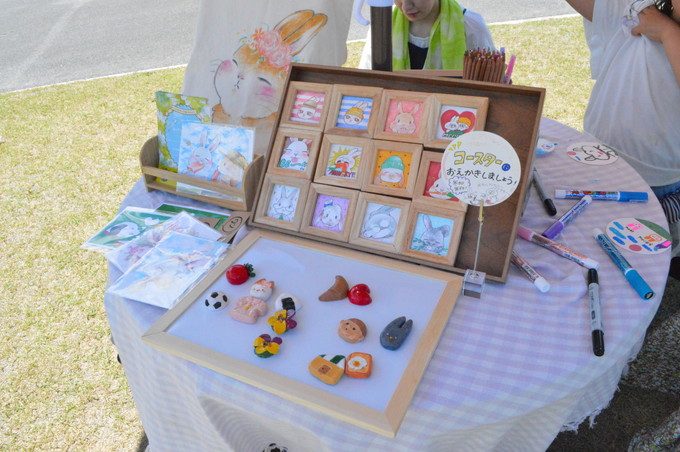 みはらしの丘_うさぎ市_コースター