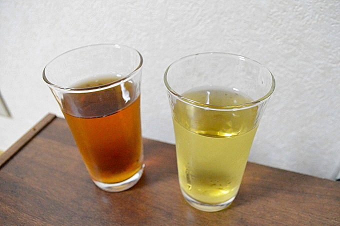 三川町アンバサダー麦のお茶-市販の麦茶との比較1
