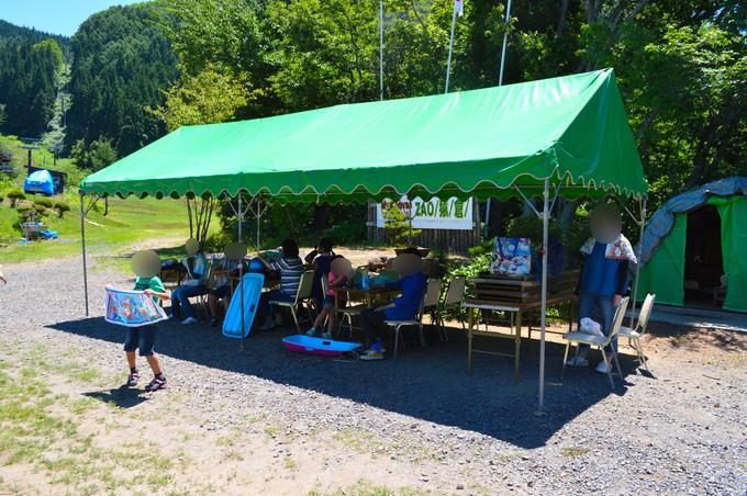 蔵王猿倉-みんなの広場-休憩タープ