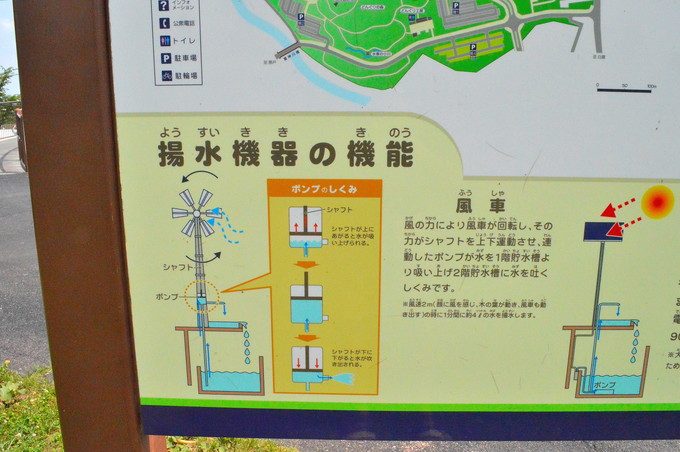 西公園-遊びの森-案内版2