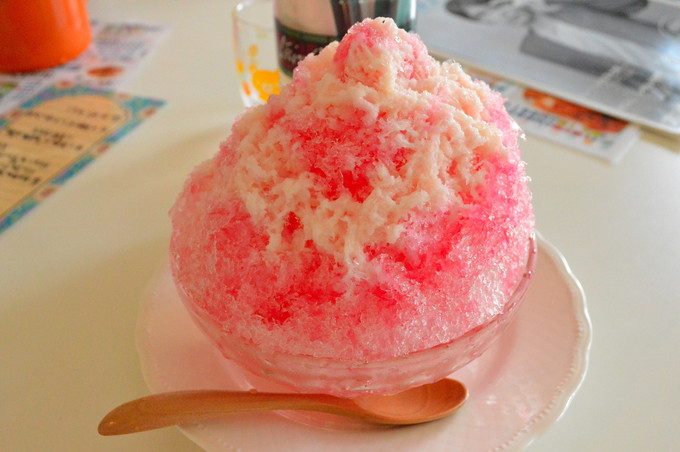 どんどん焼きカフェ-カシワヤ-かかき氷