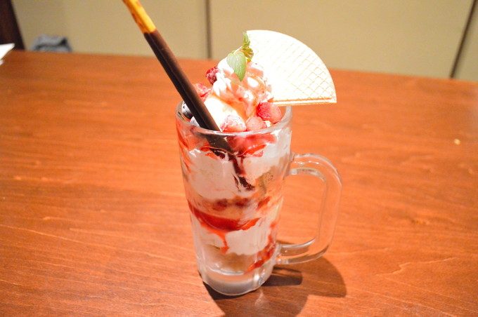 北海道レストラン-山形店-注文-〆パフェ
