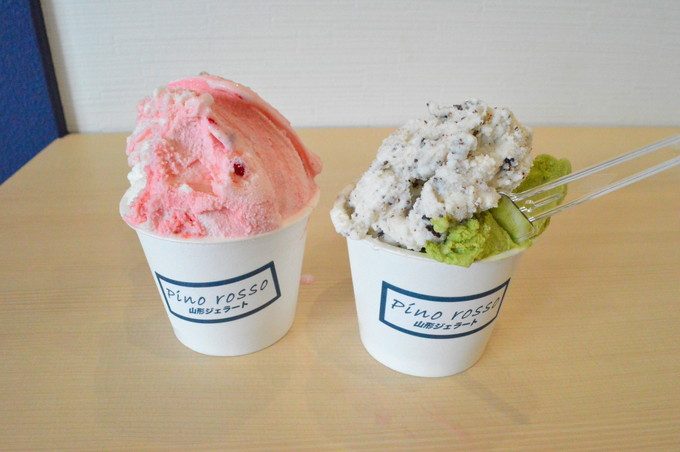 ジェラートピノロッソ-ジェラートを堪能1