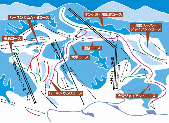 蔵王ロープウェイの種類