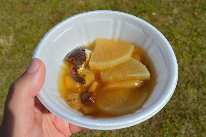 山形県民の森-紅葉もみじまつり-きのこ汁2