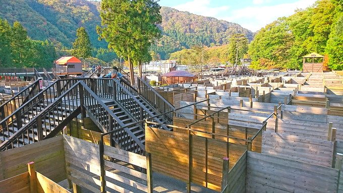 日光巨大迷路パラディアム-階段上からの様子2