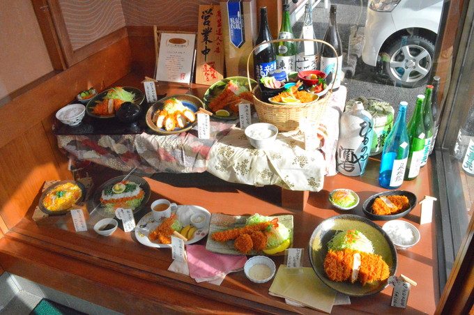 とんかつ竹亭-食品サンプル-外観