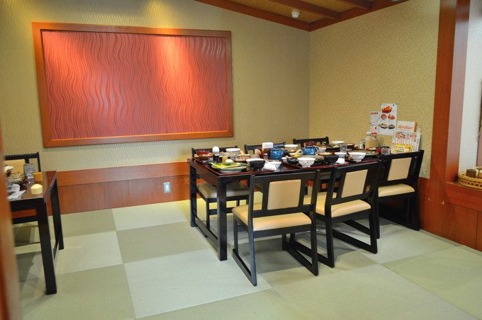 とんかつ竹亭-店内-お座敷テーブル