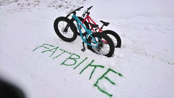 徳良湖スノーランド-無料の乗り物-FATBIKE