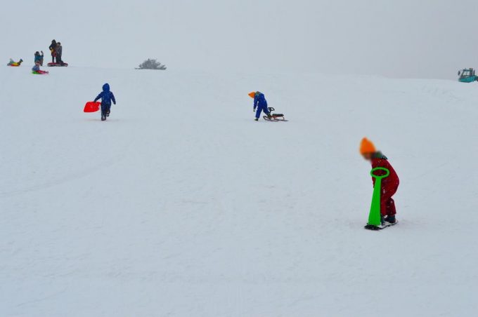 徳良湖スノーランド-雪山エリア-