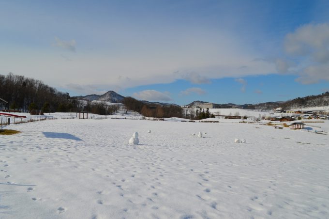 みはらしの丘はらっぱ館-そりすべり2