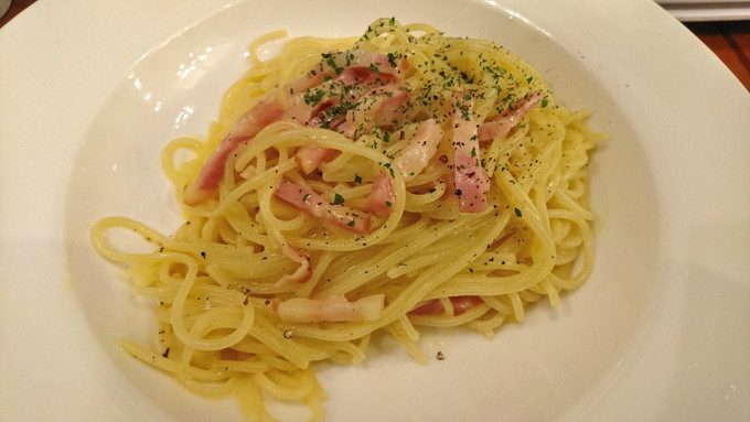 菜園ブッフェピソリーノ-注文-カルボナーラ