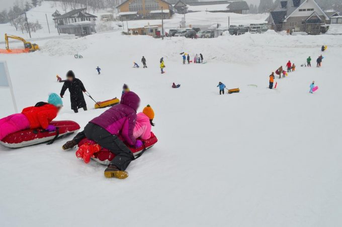 徳良湖スノーランド-雪山エリア-上級者コースの様子1