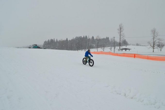 徳良湖スノーランド-FATBIKE
