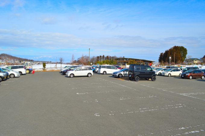 みはらしの丘はらっぱ館-駐車場