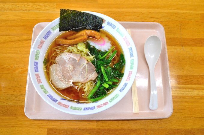 芸工大-大学食堂-しょう油ラーメン