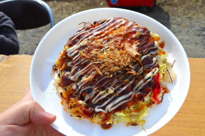 かみのやま桜フェス-マルシェ-お好み焼き