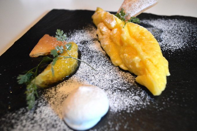 イルブル(IL BLU)-ランチセット-ドルチェ-焼きたてのクリームチーズオムレツ2