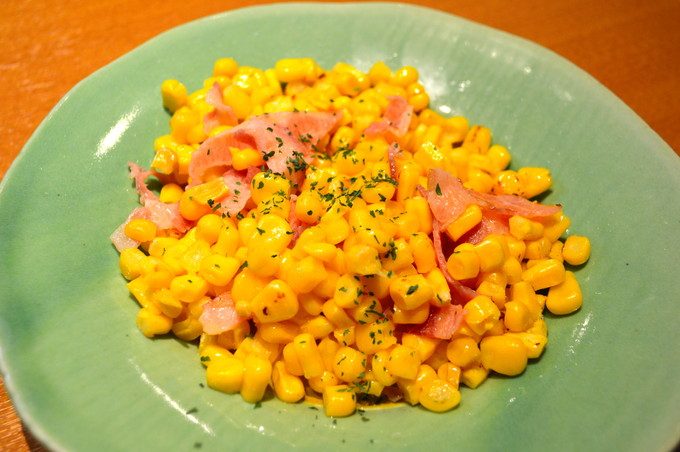 北海道レストラン-別邸嶋北店-メニュー-北海道コーンバター