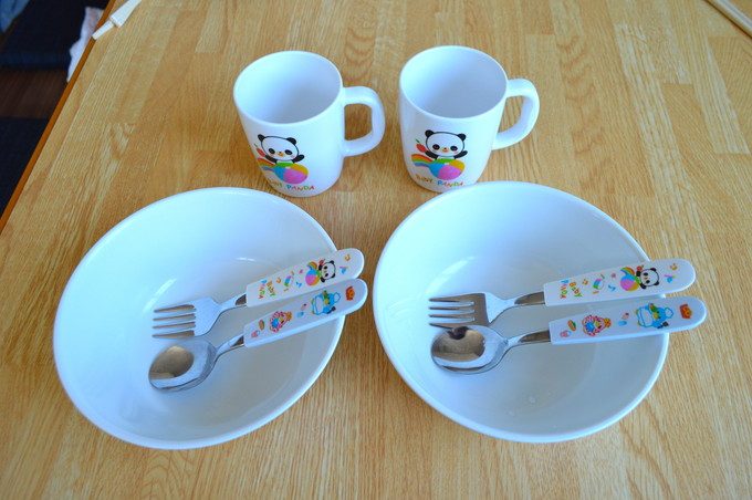 寅真らーめん-子ども用サービス-子ども用食器