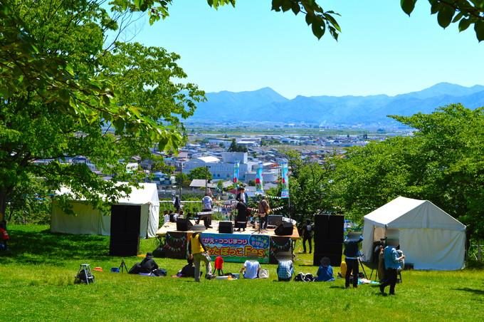 寒河江つつじまつり-ステージ