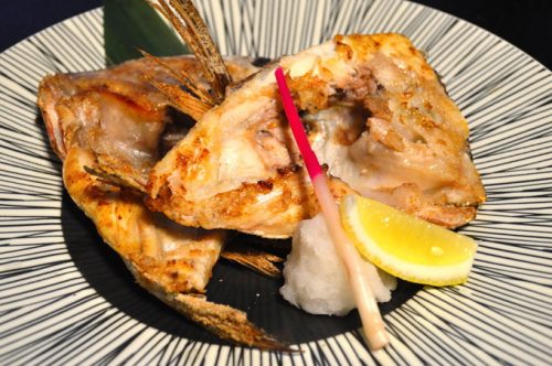 魚きがるに-注文品-本日のカマ焼き-鯛1_01